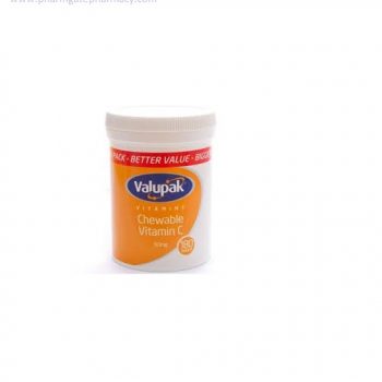 Valupak Chewable Vitamin C Tablets 80mg X 60