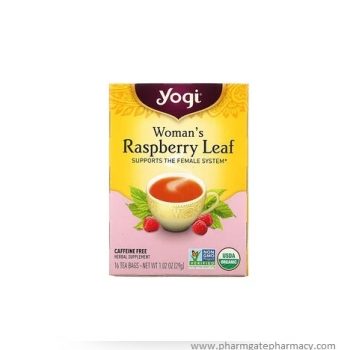 Yogi Woman’s Raspberry Leaf, Caffeine Free, 16 Tea Bags, 1.02 oz (29 g)