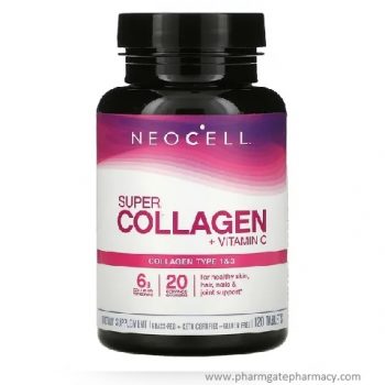 Neocell, Super Collagen + Vitamin C, 120 Tablets