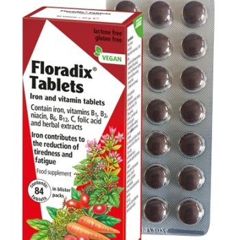 Floradix Iron Tablets 84s