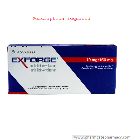 Exforge 10mg/160mg film coated 28 tablets