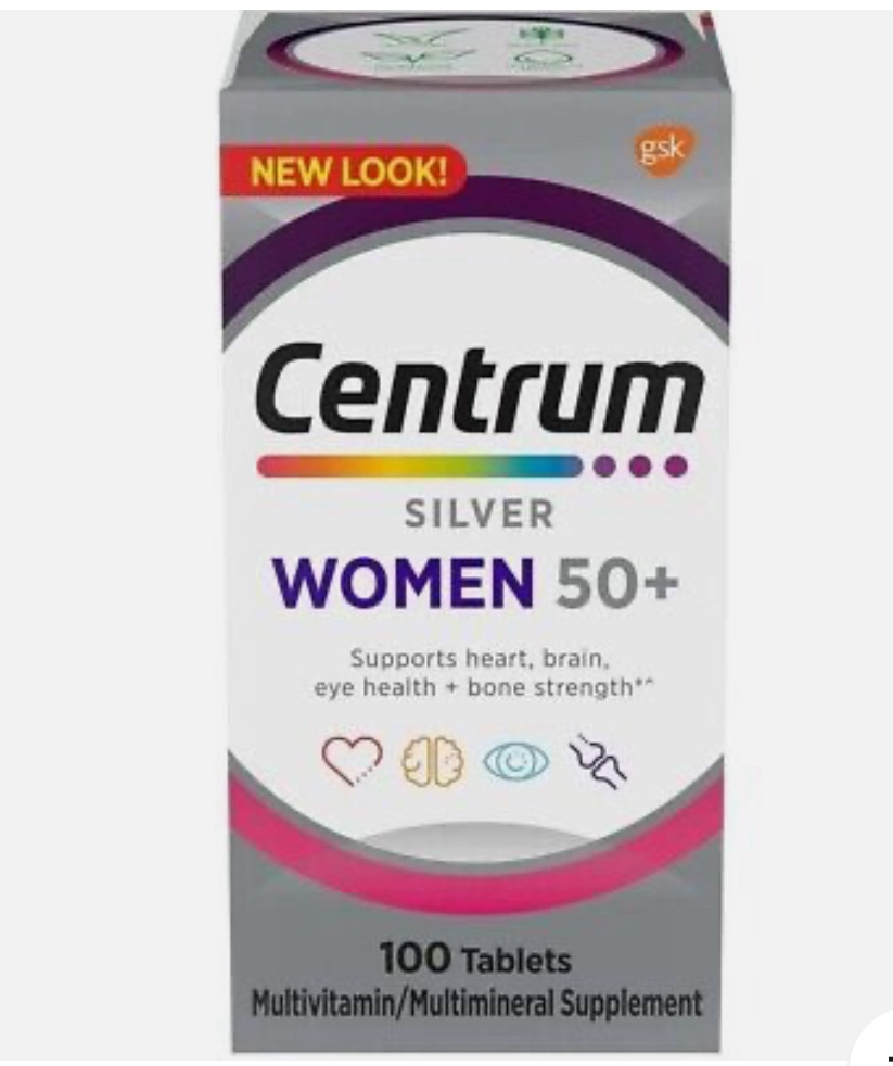 Centrum Silver Women 50 Plus, 100 Tablets