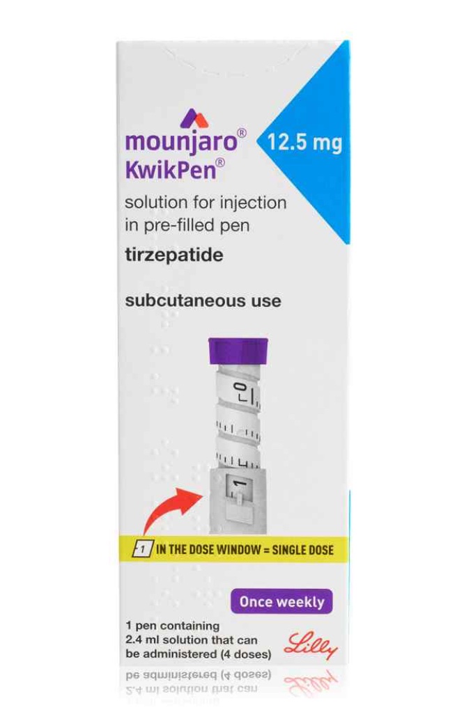 Mounjaro 12.5 mg/0.5 mL subcutaneous pen injector