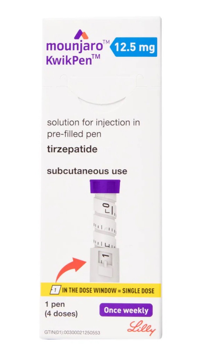Mounjaro 12.5 mg/0.5 mL subcutaneous pen injector