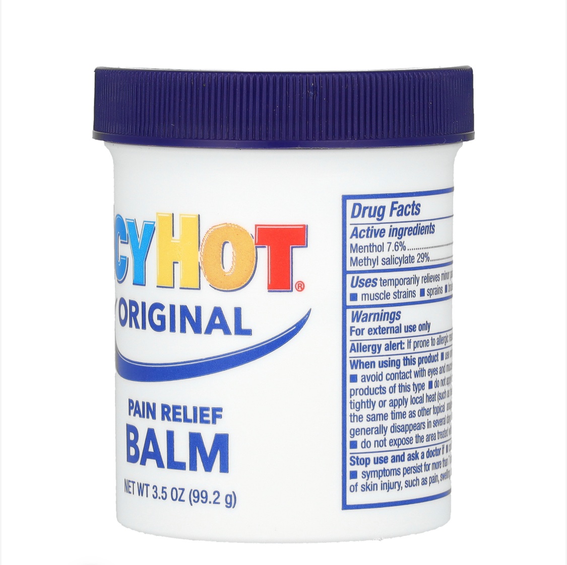 Icy Hot Original Pain Relief Balm, 3.5 oz (99.2 g)