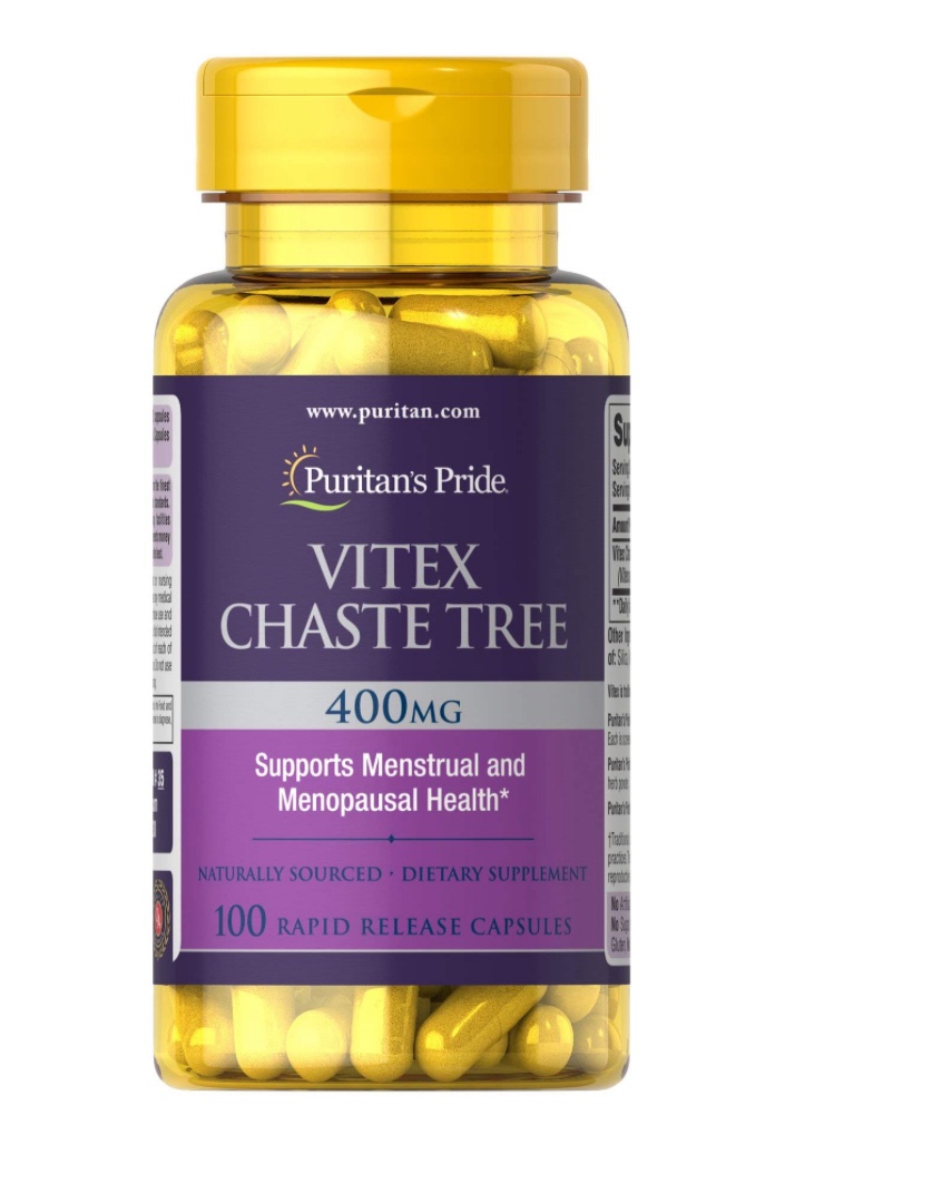 Puritan's Pride Vitex Chaste Tree 400 mg 100 Rapid Release caps